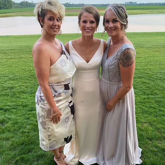 ASOS One Shoulder Floral MIDI Dress - Picture 2 of 2